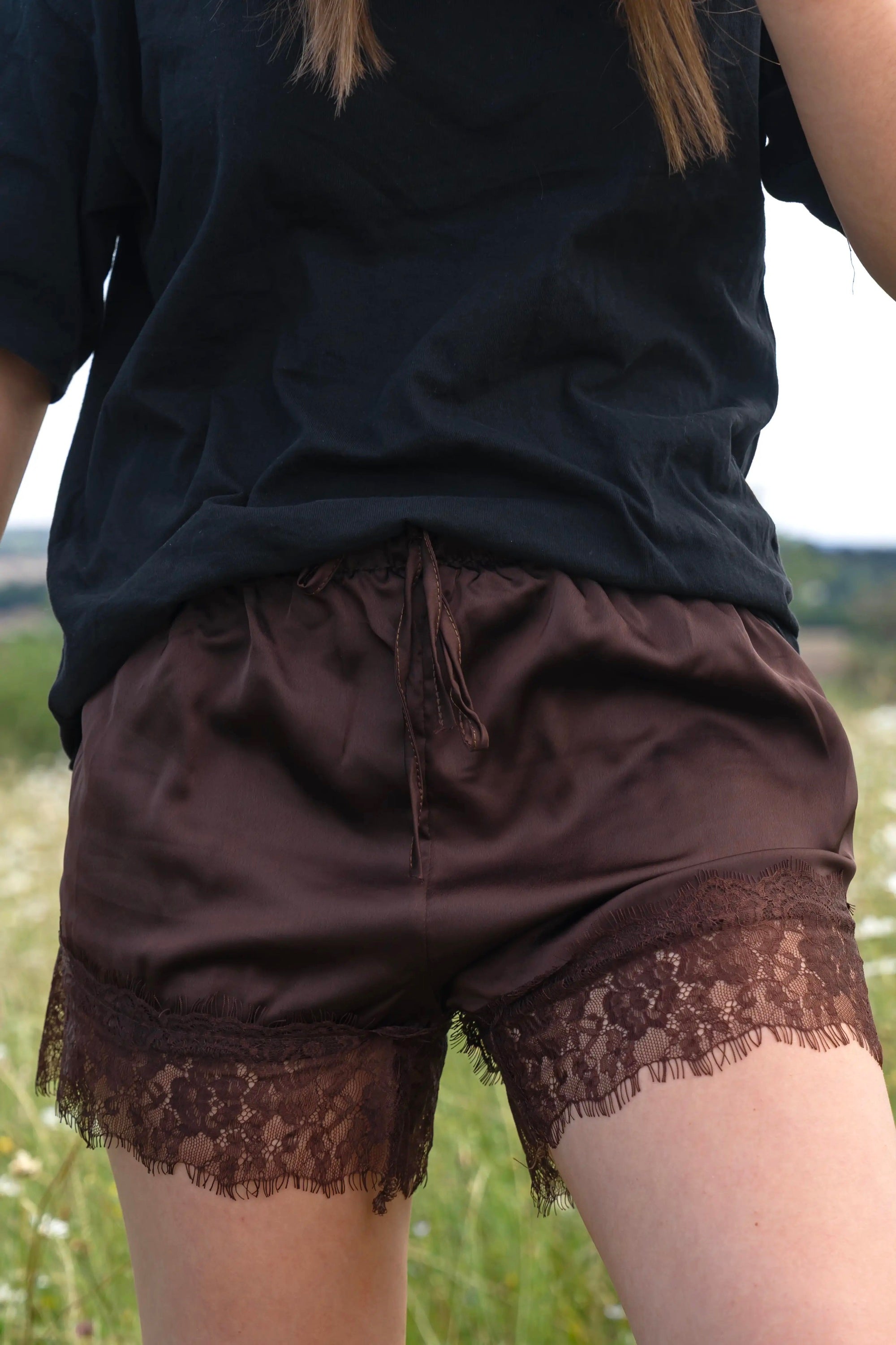Short en satin Manon